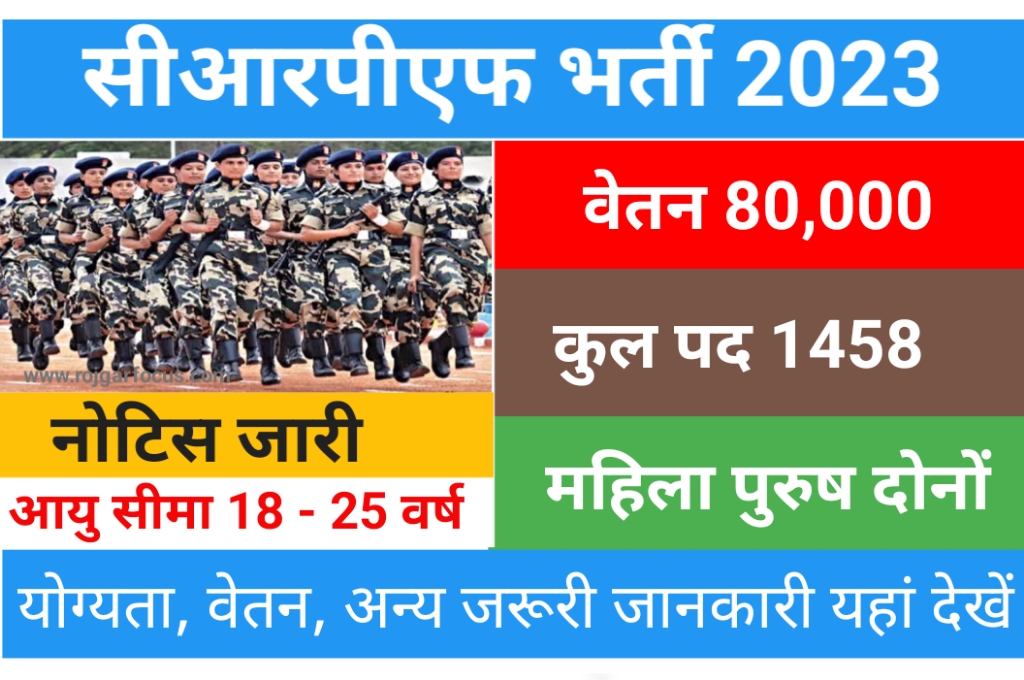 CRPF Bharti 2023