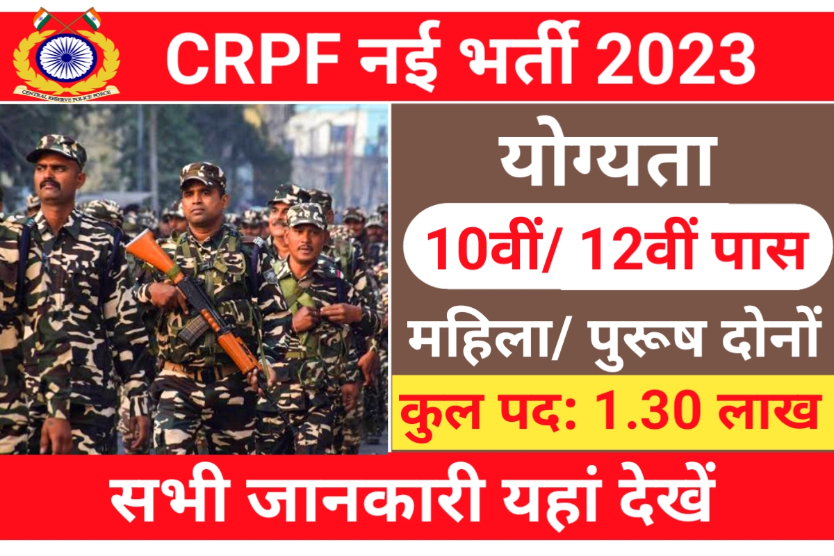CRPF Recruitment 2023