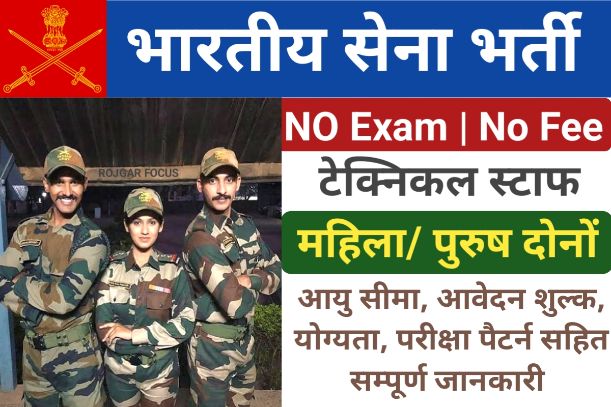 Army SSC Tech Entry Recruitment 2024