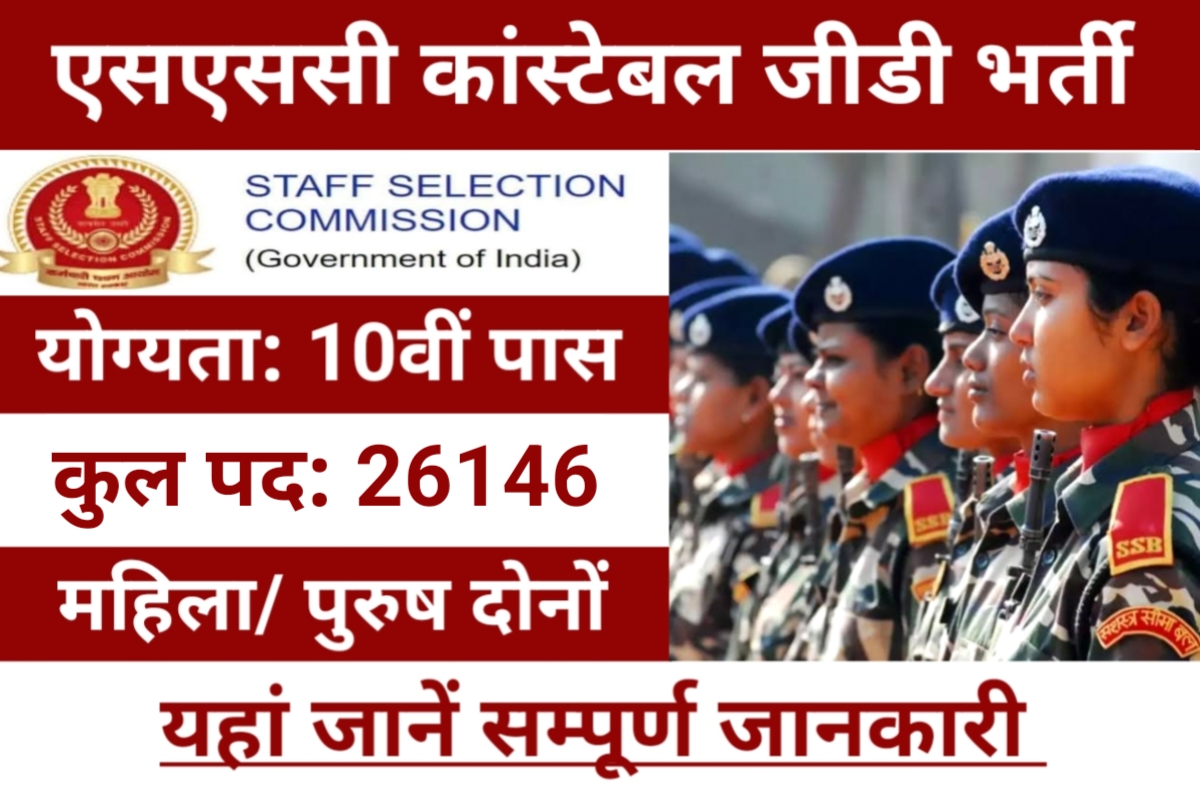 SSC Constable GD Recruitment 2023