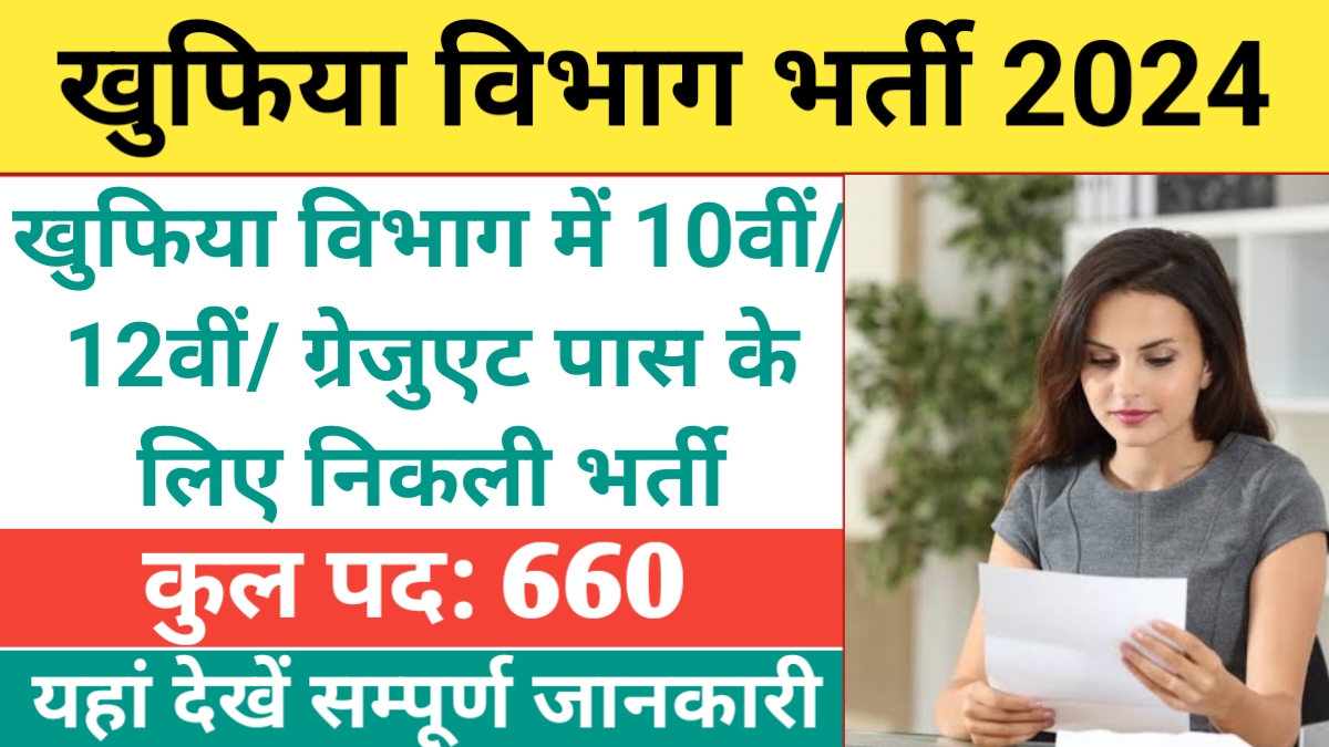 Intelligence Bureau Recruitment 2024