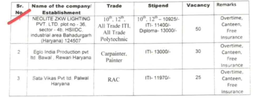 Job Drive: 3 कंपनियों द्वारा जॉब ड्राइव का आयोजन, 100 से अधिक पदों पर निकली भर्ती